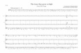 The trees they grow so high -   · PDF fileScore From Folk Songs Instrumentation by Bernhard Elsner B Cl. Vib. Vla. Vc. Hp. 39 39 l.v. 39 39 Grow ing, 39