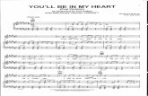 forpiano.comforpiano.com/FILEX/Y/2z359dlajv/phil_collins--youll_be_in_my_heart.pdf · YOU'LL BE IN MY HEART (Pop Version) as performed by Phil Collins from Walt Disney Pictures' TARZAN