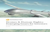 Drones & Human Rights: Emerging Issues for · PDF fileDrones & Human Rights: Emerging Issues for Investors ... Military Drone Users and ... on drones in 2012.10 The agencies most using