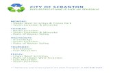CITY OF SCRANTON REFUSE/RECYCLING IS PICK UP … pick up sched… · CITY OF SCRANTON REFUSE/RECYCLING IS PICK UP SCHEDULE MONDAY: Upper West Scranton & Tripps Park South Scranton