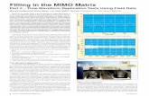 Filling in the MIMO Matrix - sandv. · PDF filecreating and controlling time records with a “seamless ... • Quality of the multi-channel test data to be used for ... Filling in