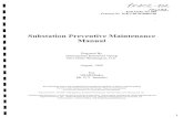 Substation Preventive Maintenance Manualpdf.usaid.gov/pdf_docs/PNACE902.pdf · Substation Preventive Maintenance Manual ... V SWITCHGEAR INSPECTION AND TEST PROCEDURES ... whrch wrll