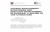 Change management and practice development literature ...aihi.mq.edu.au/.../files/aihi/resources/Change...literature_review.pdf · centre for clinical governance research ! ! change