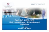 Draft ISO 31000:2009 Risk management - Principles and ...aen.org.au/wp-content/uploads/member-documents/rto-elearning... · Draft ISO 31000:2009 Risk management - Principles and guidelines