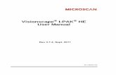 Visionscape I-PAK HE User Manual V374 - files.microscan…files.microscan.com/products_pdf/ipakhemanual.pdf · for any other purpose without written permission of Microscan. Throughout