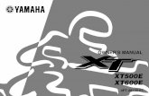YAMAHA MOTOR CO., LTD. - Adventure - Dualsport … XT500E and XT600E Manual.pdf · YAMAHA MOTOR CO., LTD. XT600E XT500E. ... 4PT-E7 (English) 6/29/01 9:13 AM Page 1. ... to plan future