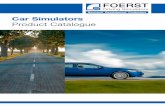 Car  · PDF file4 Car Simulators Passenger Car Simulators – Traffic Education in a new Dimension More and more driving schools realise the advantage of driving