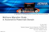 Multicore Migration Study in Automotive Powertrain …rtsl-edge.cs.illinois.edu/CMAAS17/media/talk_4.pdf · Multicore Migration Study in Automotive Powertrain Domain 21/Apr/2017 Hitachi,