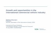 Growth and opportunities in the international commercial ... and opportunities in... · Growth and opportunities in the international commercial vehicle industry ... VWN Scania 100%