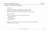 Thermodynamics 10-1 - Valparaiso University Slides/ThermoSlides.pdf · Thermodynamics 10-1 Single-Component Systems ... Thermodynamics 10-7c Psychrometrics ... chart in the NCEES