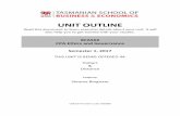 UNIT OUTLINE - University of Tasmania, · PDF fileUNIT OUTLINE Read this document ... Case studies, Reflective journal ... believes that, in any instance or mode of communication,