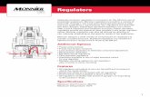 Regulators - Monnier, Inc.monnier.com/downloads/Monnier_Regulators.pdf · Adequate pressure regulation is necessary for the efficient use of pneumatic equipment. Monnier regulators