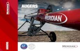 AUGERS - Meridian Manufacturing Inc. · PDF file 8 Hydraulic Worm Winch Designed to raise and lower belt drive augers and on the swing augers, is used to raise and lower the hopper