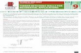 #9 - Timber Retaining Walls - Proudly Australian Documents/TQ_09_Timber-Reta… · ©TIMBER QUEENSLAND LIMITED TECHNICAL DATA SHEET 9 TIMBER RETAINING WALLS Revised March 2014 Page