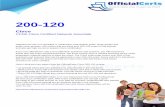 200- · PDF fileEvery point from pass4sure 200-120 PDF, 200-120 review will help you take Cisco 200-120 exam much easier ... * All of our tests are easy to download