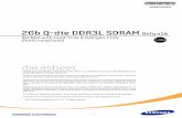 datasheet - Samsung US · PDF file- 4 - datasheet DDR3L SDRAM Rev. 1.01 K4B2G1646Q 14. Timing Parameters by Speed Grade