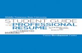Resume Writing Guide - Middle Tennessee State · PDF fileMiddle Tennessee State University STUDENT GUIDE PROFESSIONAL RESUME TO THE branding skills design dynamic targeted ... So,