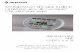 SPACOMMAND SPA-SIDE REMOTE - Pentair/media/websites/pool/downloads/... · SPACOMMAND® Spa-Side Remote Installation and User’s Guide ... IntelliTouch automation supports multiple