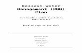 Ballast Water Management (BWM) Plan - Web viewBallast Water Management (BWM) Plan. Date ... World Health Organization ... port to facilitate safe cargo operations, care should be taken