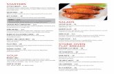 DraftDay 8.5x11 4Page Dec2016 - Rhythm City · PDF fileSTARTERS LETTUCE WRAPS • $10 Shredded chicken, watercress, red bell pepper, carrot, mushroom, in a hoisin sauce, iceberg lettuce
