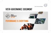 Volvo Trucks and Buses VISTA GOVERNANCE · PDF file6 7 processes. Examples of areas contained in commercial are warranty handling, parts search and interpretation, Volvo Standard Times,