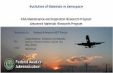 Evolution of Materials in Aerospace - Airlines For Americaairlines.org/wp-content/uploads/2016/10/9_28_1345.pdf · Evolution of Materials in Aerospace ... airworthiness of aircraft;