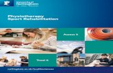 Physiotherapy Sport Rehabilitation - University of · PDF fileWelcome to the Division of Physiotherapy and Rehabilitation Sciences 3 Contents Contents Welcome 3 Why study with us?