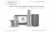Redi-Flo Variable Frequency Drive  · PDF fileGRUNDFOS INSTRUCTIONS Redi-Flo Variable Frequency Drive USA Installation and Operating Instructions