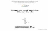 Sampler and Weigher Study Guide · PDF filecalifornia department of food and agriculture animal health and food safety services milk and dairy food safety branch sampler and weigher