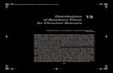 Distributions of Residence Times for Chemical Reactorsessen/html/byconcept/chapter13.pdf · of Residence Times for Chemical Reactors ... plug-ﬂow tubular, ... Distributions of Residence