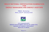 INDIA’S NATIONAL CERTIFICATION EXAMINATION FOR ENERGY ... · PDF fileINDIA’S NATIONAL CERTIFICATION EXAMINATION FOR ENERGY MANAGERS AND ENERGY AUDITORS ... Graduate Engineer ...