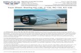Tech Sheet: Boeing KC-135, C-135, RC-135, EC-135 · PDF fileThe Engine Exhaust Plugs are custom fit for your Boeing KC-135, C-135, RC-135, EC-135 exhaust openings, made with heavy-duty