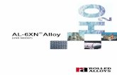 AL-6XN Alloy - Titan  · PDF file4 Improved Corrosion Resistance and Strength The goal of the Allegheny Ludlum metallurgists who developed the AL-6XN alloy was to create an austen