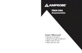 Test Equipment - Amprobe - Data Sheet - galco.com · PDF fileAmprobe Test Tools Service Center or to an Amprobe dealer or distributor. ... Multi Point Average Recording ... hold the