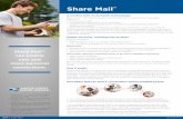 Share Mail™ - usps ribbs · PDF filesend a Share Mail thank-you note to the purchaser. 4. Enclose Share Mail cards with any order your company fulfills so the receiver can refer