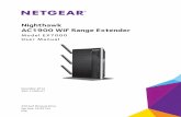 Nighthawk AC1900 WiF Range Extender - ??2 Nighthawk AC1900 WiF Range Extender . Support. Thank you for selecting NETGEAR products. After installing your device, locate the serial number