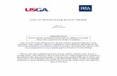 List of Conforming Driver Heads - · PDF fileThe List of Conforming Driver Heads identifies the models ... United States Golf Association and have been ... 380L Dynacraft Golf Products,