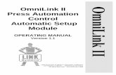 OmniLink II Press Automation Control Automatic Setup  · PDF fileOmniLink II Press Automation Control Automatic Setup Module OPERATING MANUAL Version 1.1 LINK ELECTRIC & SAFETY