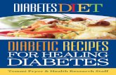 DIABETES DIET : DIABETIC RECIPES FOR HEALING …diabetic-kitchen.s3.amazonaws.com/diabetes-diet-diabetic-recipes... · Beet Salad with Chicken and Fruit ... Grilled Tuna Steaks with
