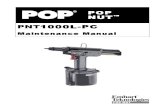 POP NUT Tool PNT1000L-PC - Emhart  · PDF filePage 2 Emhart Teknologies - 50 Shelton Technology Center, Shelton CT 06484 - Tel. (203) 924-9341 - Fax (800) 225-5614 Contents