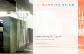 Galvanising furnaces - Wire KÖRNER GmbH:  · PDF fileGalvanising furnaces FOR ENERGY EFFICIENT WIRE PRODUCTION HIGH EFFICIENCY LONG SERVICE LIFE ... temperature, which, in turn,