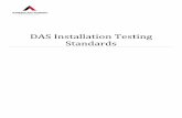 DAS Installation Testing Standards - · PDF fileDAS Installation Testing Standards Page No.: 2 of 53 Contents ... link definition parameters, job information, etc.) in the iOLM. Once