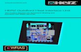 HERZ Guildford Heat Interface Unit - Herz Valves UK Ltd. Guildford 0215.pdf · HERZ Guildford Heat Interface Unit ... The HIU is a complete package comprising of all components mounted