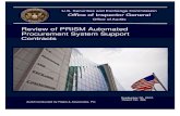 Review of PRISM Automated Procurement System Support Contracts · PDF fileReview of PRISM Automated Procurement System Support Contracts September 30, 2010 Report No. 486 i UNITED