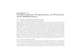 Chapter 3 Polarization Properties of Prisms and Reﬂectors · PDF filePolarization Properties of Prisms and Reﬂectors 63 3.1.3Glan–Foucault polarizing prism One of several Glan-type