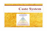 Caste System - YRDSBschools.yrdsb.ca/markville.ss/history/religion/caste_stats.pdf · The caste system is a rigid social class system in which a social hierarchy is maintained generation