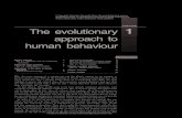 The evolutionary approach to human behaviourassets.press.princeton.edu/chapters/s7315.pdf · The evolutionary approach to human behaviour1 The evolutionary approach to human behaviour