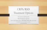 CRPS/RSD Treatment Options - · PDF fileGiving Patients Hope • Chronic pain can have a debilitating effect on your life. At Advanced Pathways Hypnosis, we understand, because the