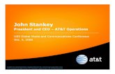 Stankey UBS FINAL 120809 v4.ppt [Read-Only] - AT&T · PDF fileUBS Global Media and Communications ... John Stankey President and CEO – AT&T Operations. Title: Microsoft PowerPoint