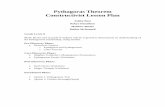 Pythagoras Theorem Constructivist Lesson Planteachers.henrico.k12.va.us/.../8-10/8-10_PythagoreanConstr.pdf · Pythagoras Theorem Constructivist Lesson Plan ... understanding relationships
